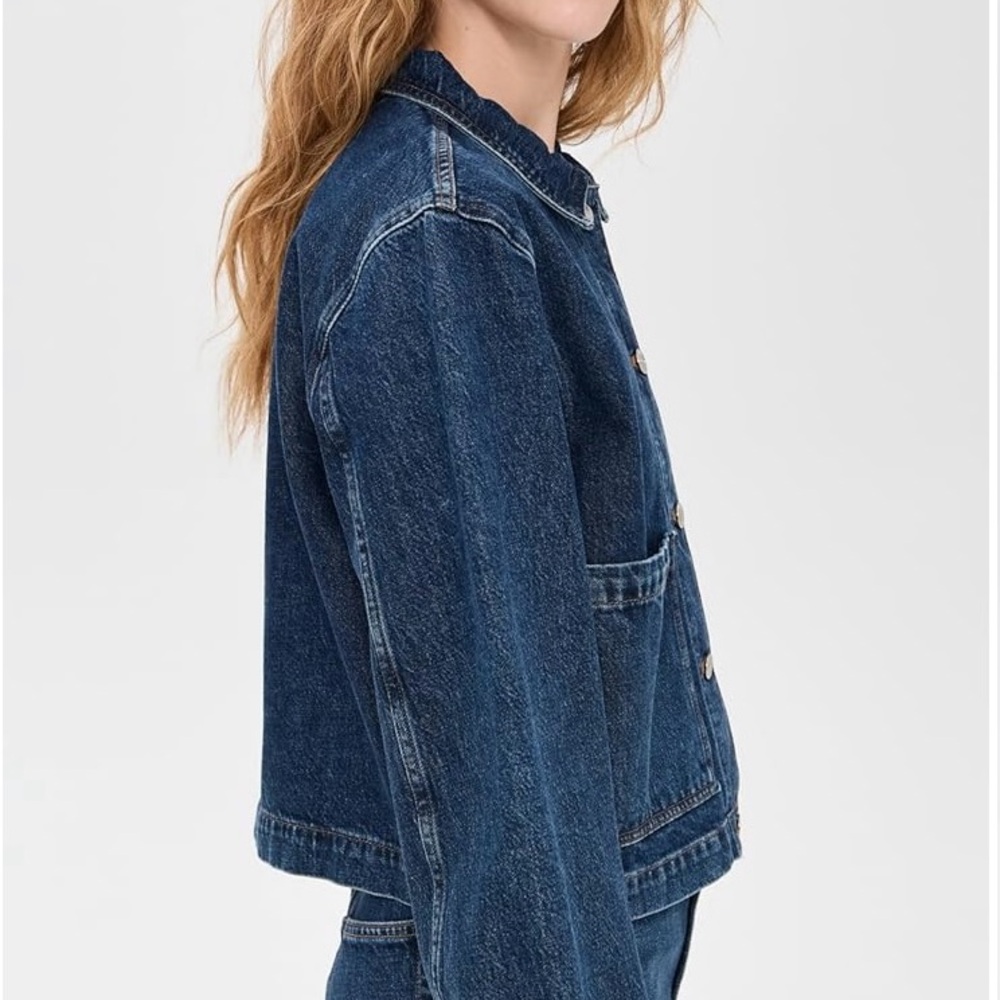 Frame Patch Pocket Denim Jacket in Noble. XL (size 10-12) - Picture 3 of 10